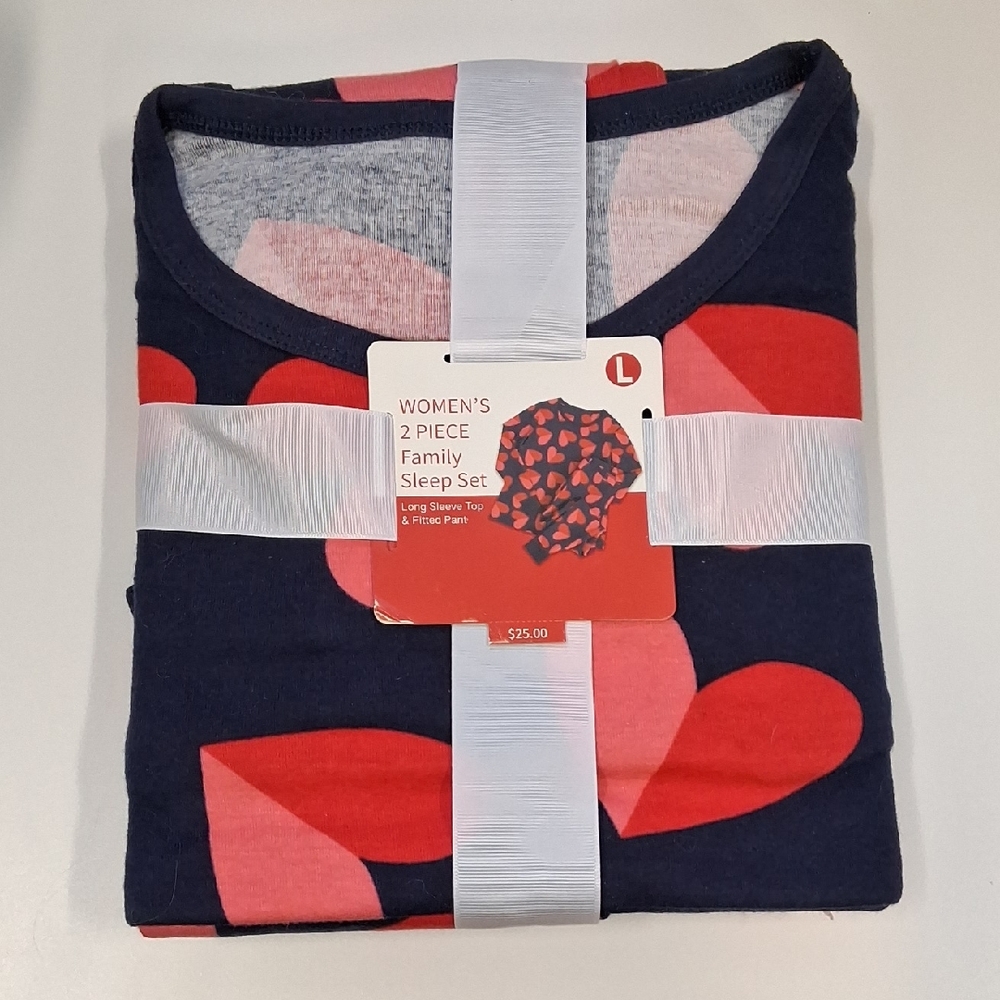 Women's 2-Piece Heart Sleep Set